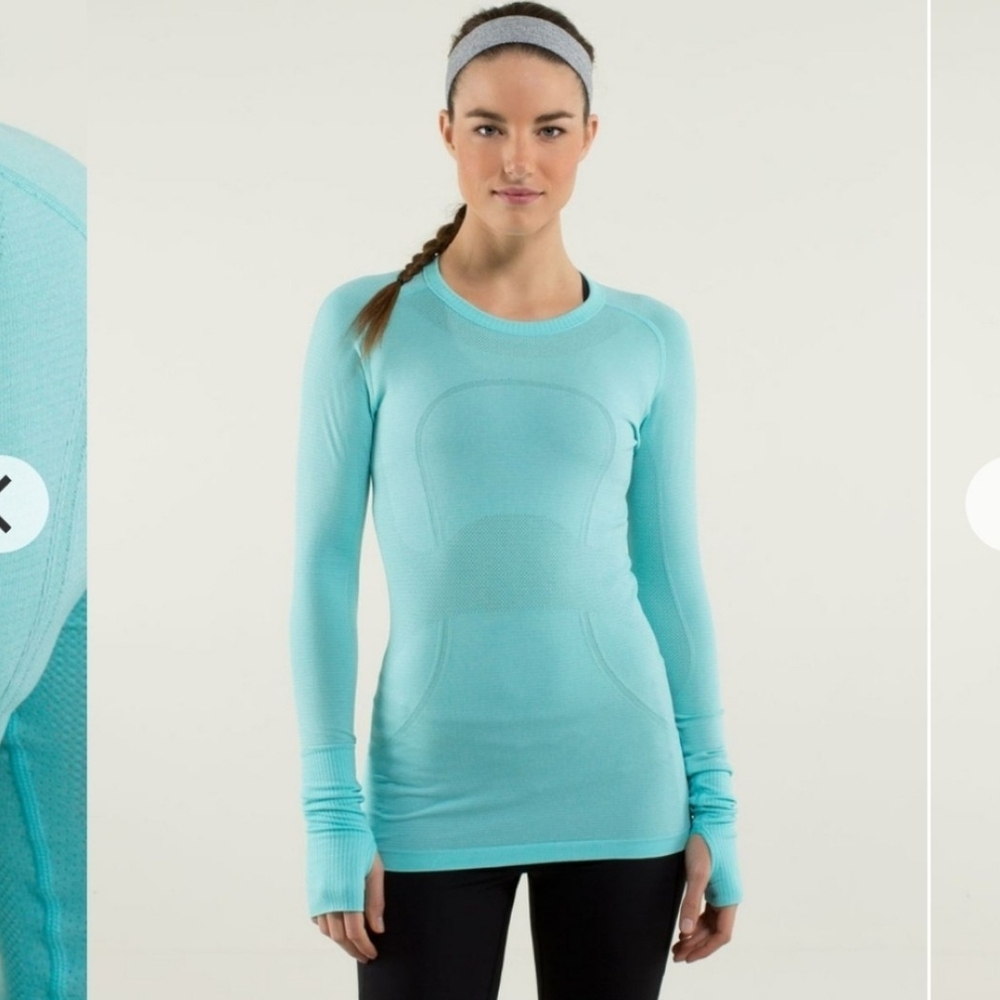 Lululemon Aqua Long Sleeve